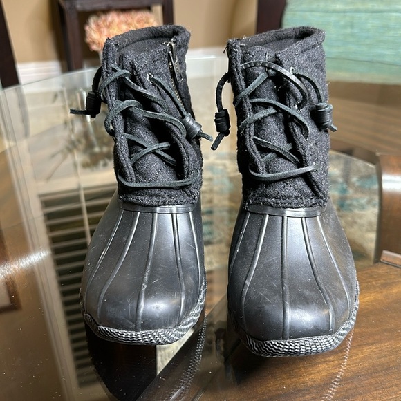 New Sperry‎ Wool Quilted Duck boots. Blackish grey - Picture 2 of 9